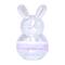 10" Iridescent Plastic Bunny Easter Egg by Creatology™